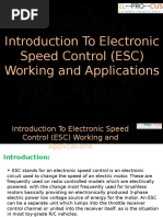 Electronic Speed Control (ESC) Circuits, Working And Applications