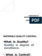 Material Testing & Quality Control