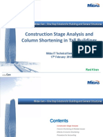 Construction Stages and Column Shortening Analysis in Tall Buildings PDF