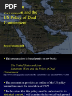 Iranian Revolution and US Policy of Containment