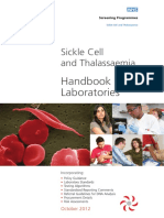 Lab Handbook Sickle Cell Thalassaemia Screening