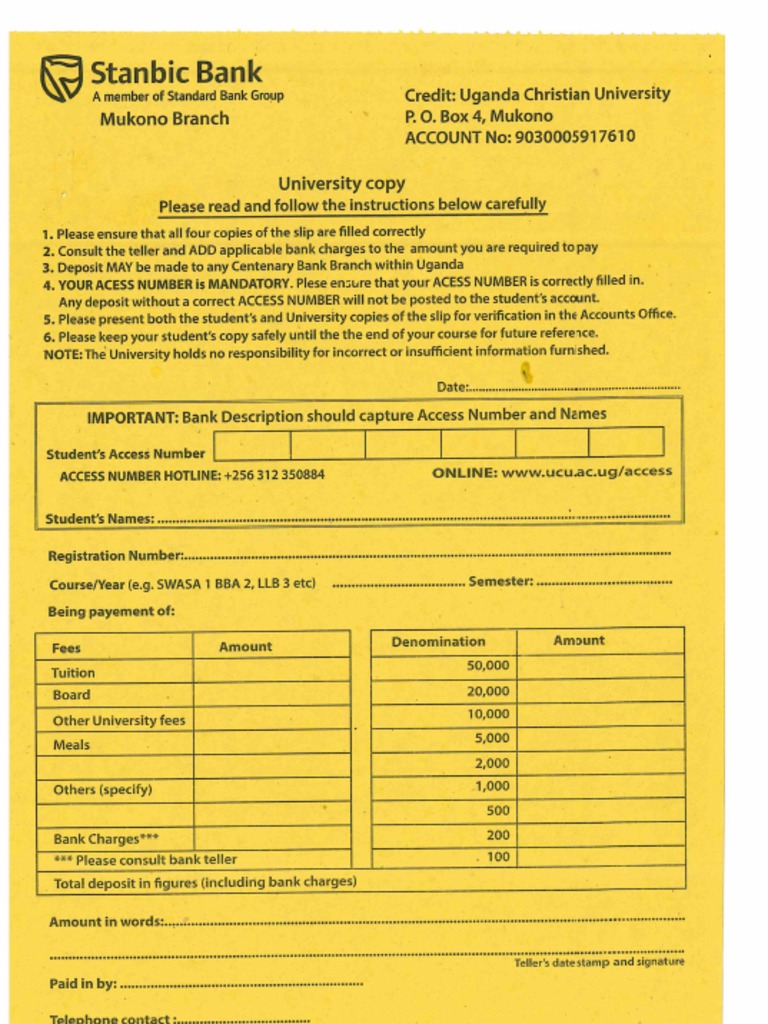 Stanbic Bank PDF | PDF
