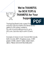 Nov Boxtop Thanksgiving Letter