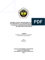 Pembelajaran Keterampilan Komputer Dan Pengelolaan Informasi (Kkpi) Kelas X Jurusan Administrasi Perkantoran Di SMK Pgri 01 Semarang
