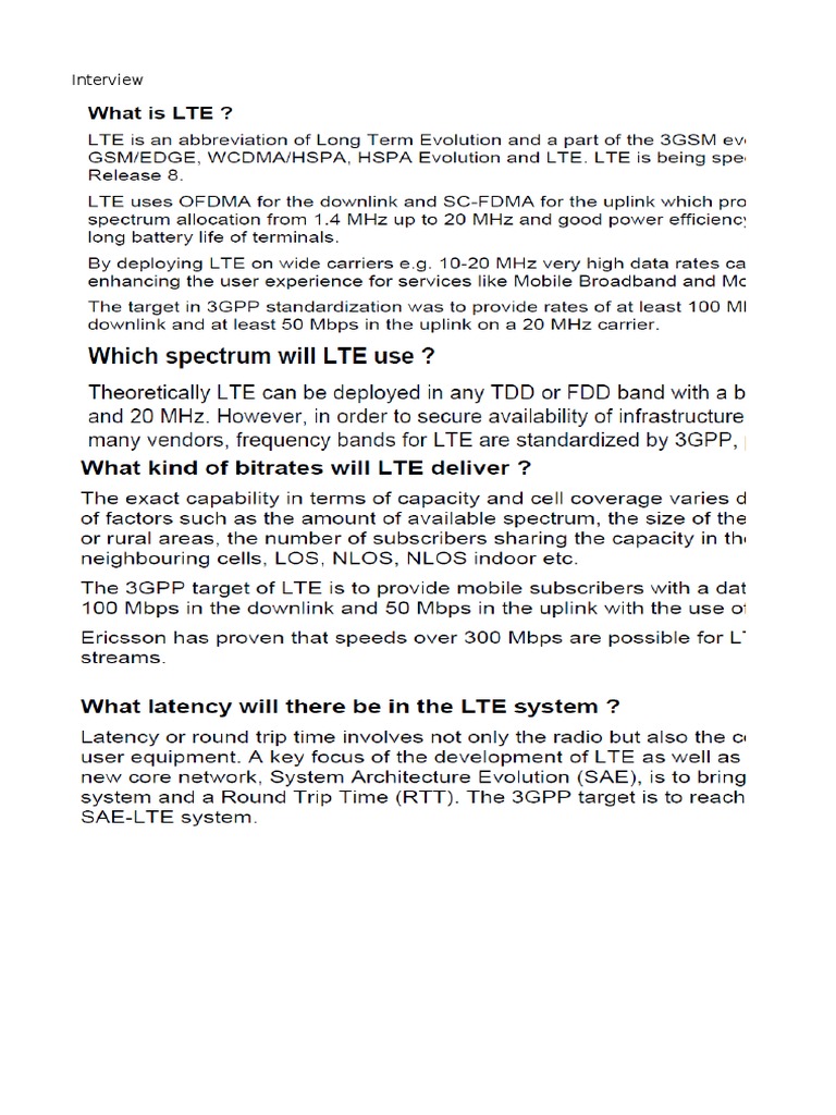 Lte Analysis Final Pdf Mimo Electromagnetic Interference