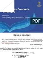 3. Load Stage and Section Properties Prestress Concrete Structure