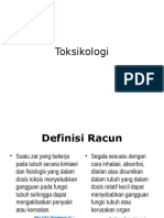 Toksikologi