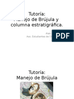 Tutoria Manejo de Brujula y Columna Estratigráfica