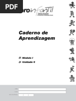Caderno de Aprendizagens Modulo 1 Unidade 6
