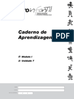 Caderno de Aprendizagens Modulo 1 Unidade 7