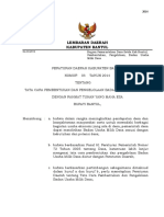 PERDA Bantul No 3 Tahun 2014 - Tentang Tata Cara Pembentukan Dan Pengelolaan BUMDes