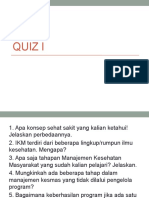 Quiz I