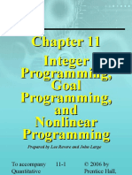 Ch11Integer&Goal Programming