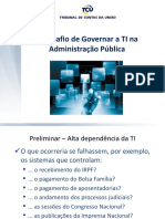 Os Desafios de Governar A TI Na APF - Ministro-Substituto Augusto Sherman