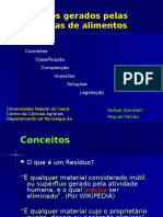 Resíduos Gerados Pelas Indústrias de Alimentos