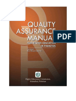 A Manual of Quality Assurance in Higher Education1