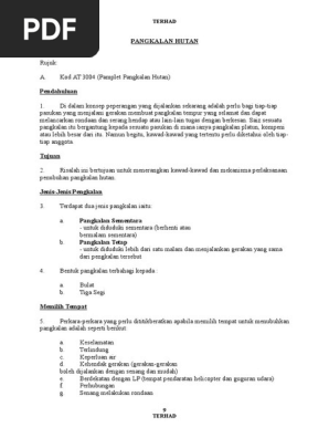 Nota Pangkalan Hutan Pdf