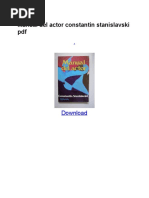 Download Manual Del Actor Constantin Stanislavski PDF by chevistar SN331293322 doc pdf