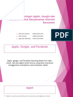 Persaingan Apple, Google Dan Facebook Untuk Kenyamanan