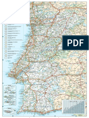 Mapa Portugal Politico Turístico Atualizado - 120cm X 90cm - SPM - Mapas -  Magazine Luiza