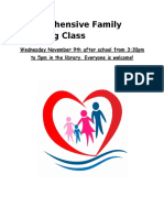 Comprehensive Family Planning Class