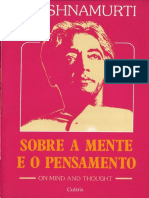 Sobre A Mente e o Pensamento - J Krishnamurti