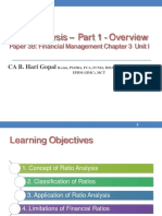 Ratio Analysis Part i