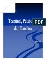 Penyediaan Sarana Dan Prasarana Transportasi Terminal Pelabuhan Bandara PDF