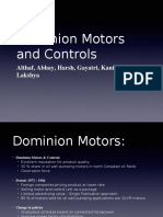 Dominion Motors and Controls: Althaf, Abhay, Harsh, Gayatri, Kanika, Lakshya