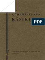 Ford Truck 1934 Manual in Finnish