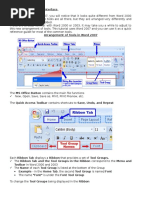 MS WORD 2007 - New Interface