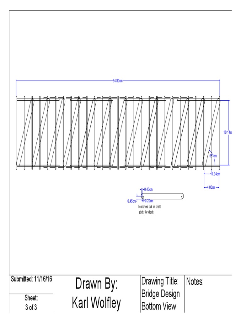 Bridge Design: Bottom View Details | PDF | Art