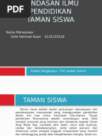 Download Ppt Landasan Ilmu Pendidikan Taman Siswa by fitri khairan SN331312991 doc pdf