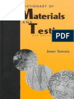 Dictionary of Materials & Testing (Second-Edition) PDF
