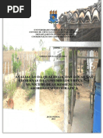 Avaliação Da Qualidade Das Águas Nas Cisternas