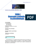 CAPÍTULO I Psicobiología (Apuntes - Examenes.psicologia - UNED.esquemas - Resumen)