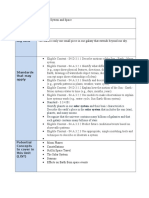 Unit Plan Topic Grade Level Big Idea: The Solar System and Space