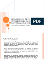 Desarrollo de La Inteligencia Emocional en Lo Personal(1)