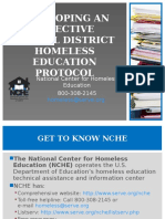 Developing An Effective School District Homeless Education Protocol