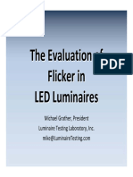Evaluation of Flicker in LED Luminaires