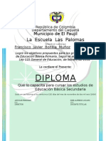 Diploma Alfredo