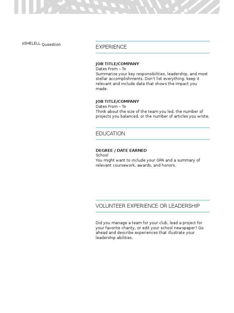 Shell Questions | PDF