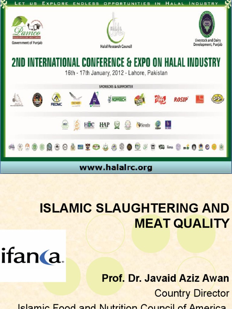 Ifanca Halal Slaughter16.01.12 Animal Slaughter Meat
