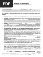 South Carolina Realtor Residential Lease Agreement PDF