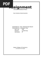 Download LCImport Procedure by Muhammad Abubakar Riaz SN33133470 doc pdf