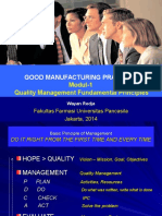 GMP Modul 1 Quality Management
