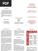 Folder Seminário Crítica Economia Política