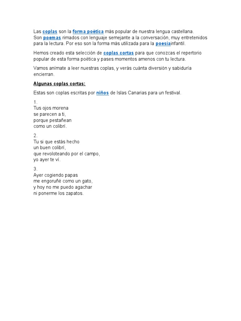 3 Coplas | PDF