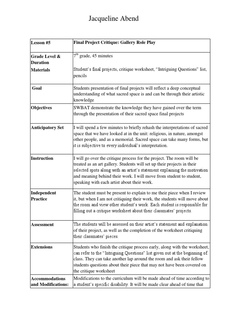 Gallery Walk | PDF | Classroom | Motivation