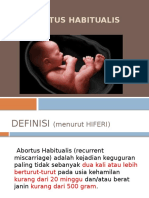 Abortus Habitualis Definisi